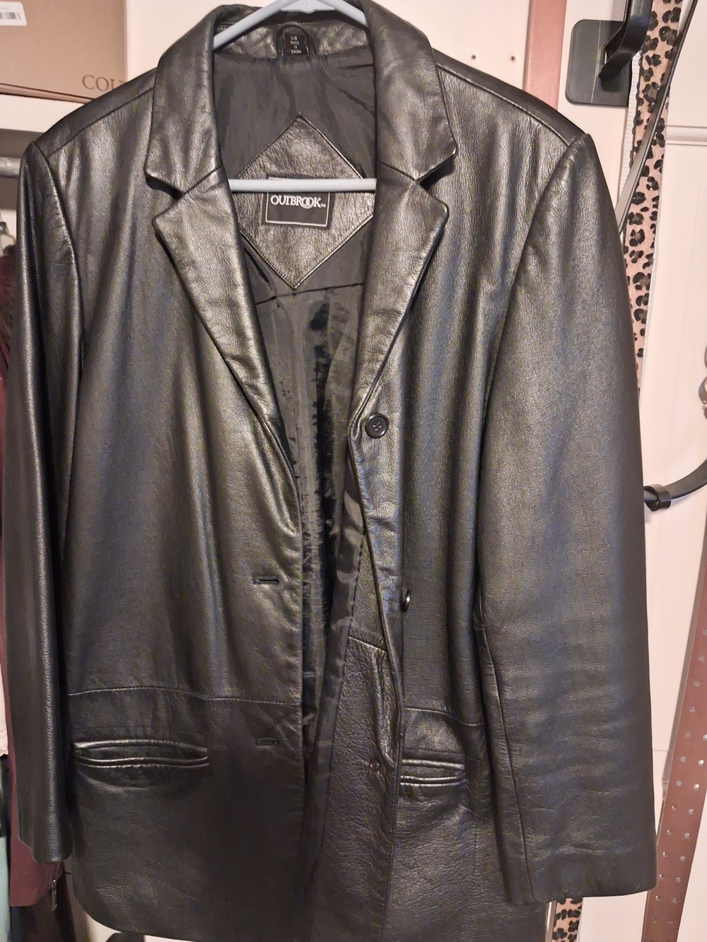 Outbrook Black Leather Blazer - Classic Women's Leather Jacket